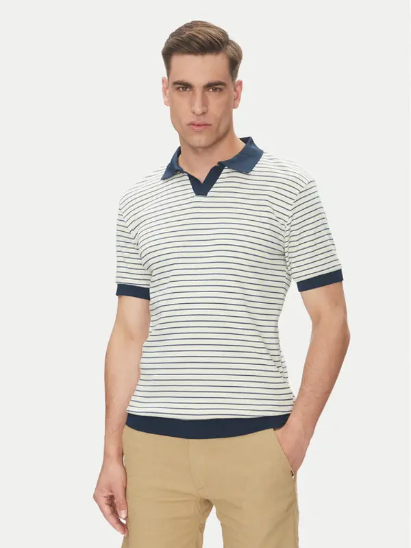 INDICODE INDICODE Polo Toxi 41-130 Bež Regular Fit