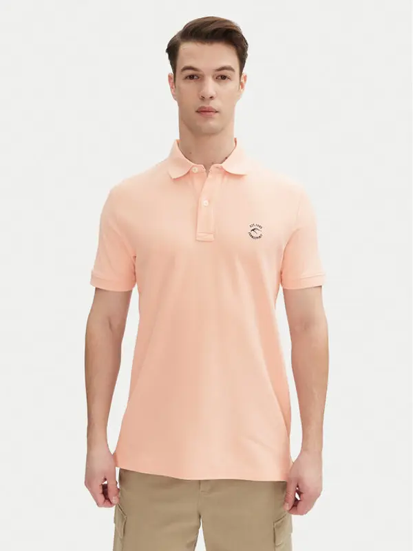INDICODE INDICODE Polo Wadim 40-913 Ružičasta Regular Fit