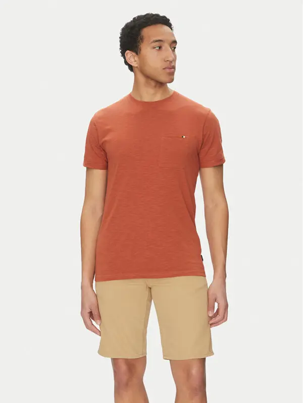 INDICODE INDICODE T-shirt Inandorra 41-104 Narančasta Regular Fit