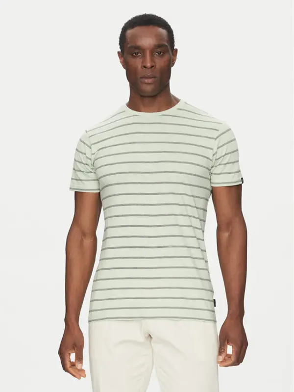 INDICODE INDICODE T-shirt Inrima 41-168 Zelena Regular Fit