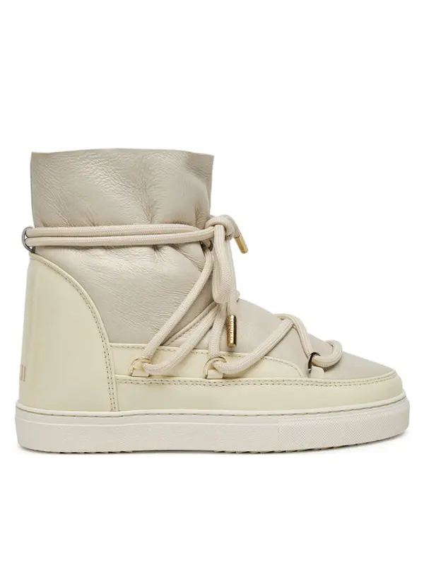Inuikii Inuikii Čizme za snijeg Gloss Wedge 75203-007 Écru