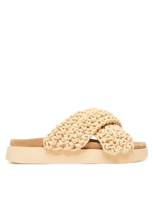 Inuikii Inuikii Natikače Woven Strap Stones 70104-367 705 Bež