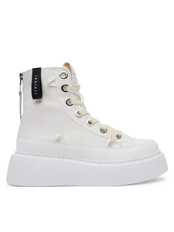 Inuikii Inuikii Tenisice Matilda Canvas High 30103-025 Bijela