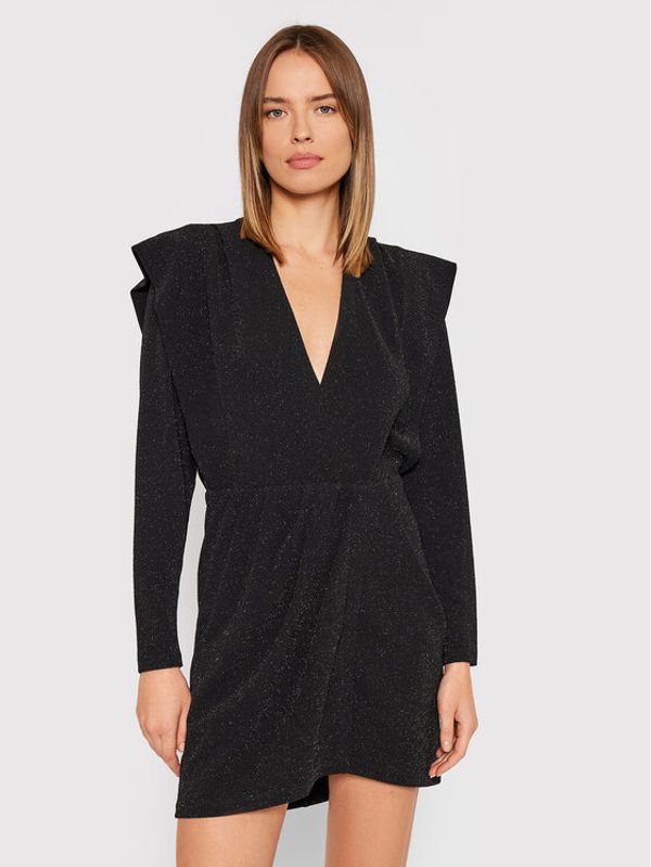 IRO IRO Koktel haljina Nahilda AP545 Crna Regular Fit