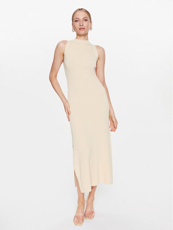 IVY OAK IVY OAK Džemper haljina Klaudia IO1123S3119 Bež Slim Fit