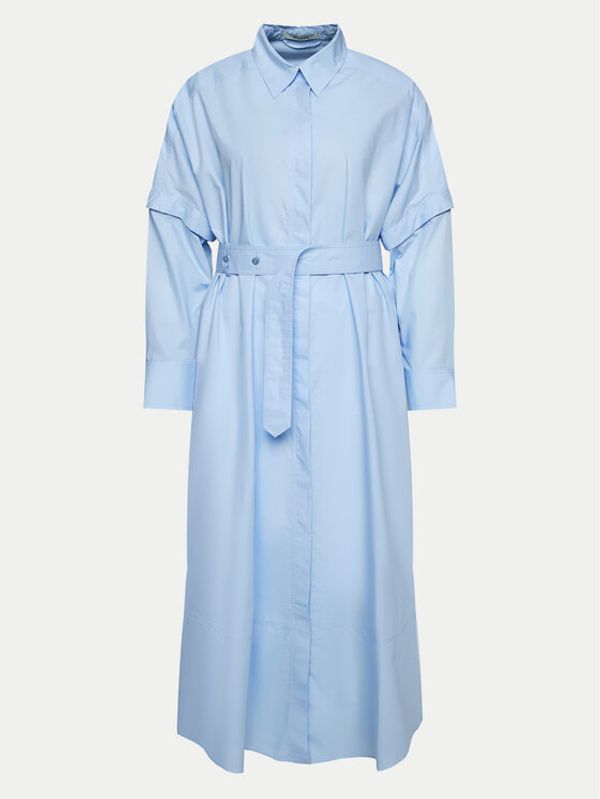 IVY OAK IVY OAK Haljina košulja Norena IO117614 Svijetloplava Regular Fit