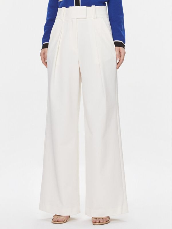 IVY OAK IVY OAK Hlače Peony IO1100X5121 Écru Regular Fit