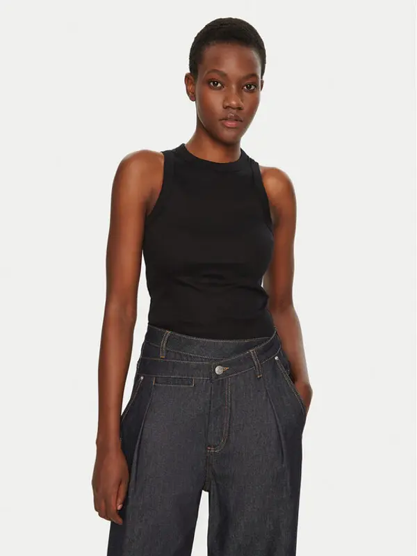 IVY OAK IVY OAK Top Klara IO1100X2350 Crna Slim Fit