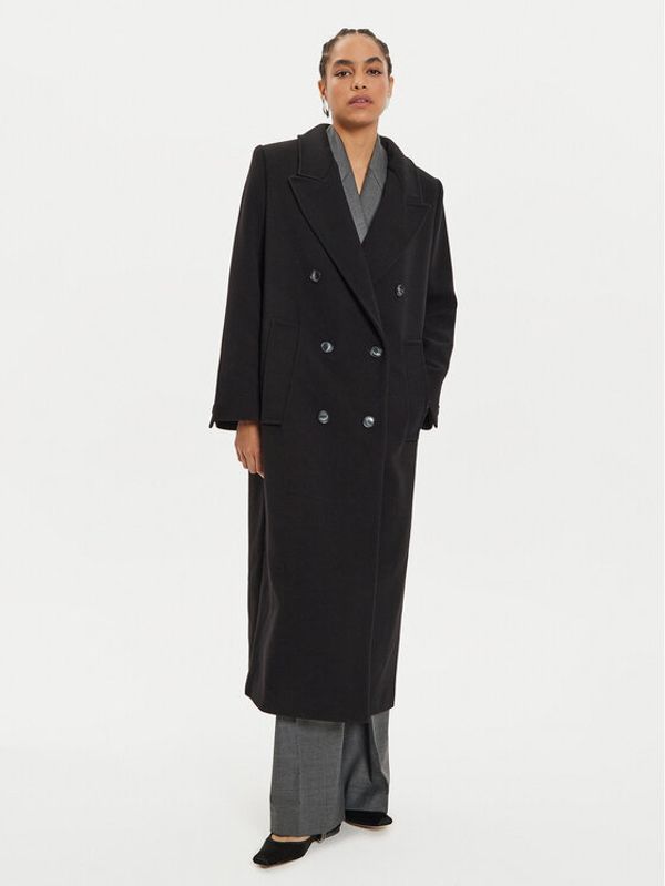 IVY OAK IVY OAK Vuneni kaput Clemence IO111135 Crna Regular Fit