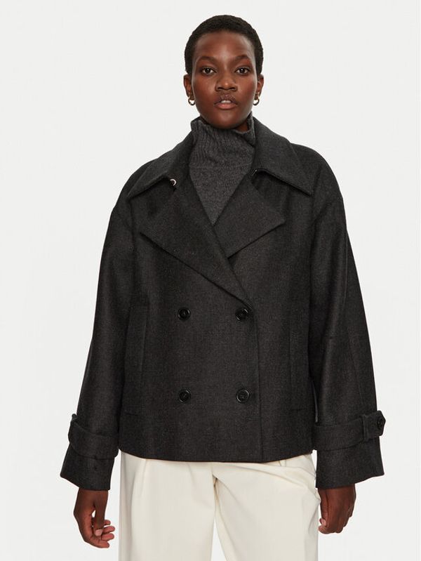 IVY OAK IVY OAK Vuneni kaput Janet IO119122 Siva Regular Fit