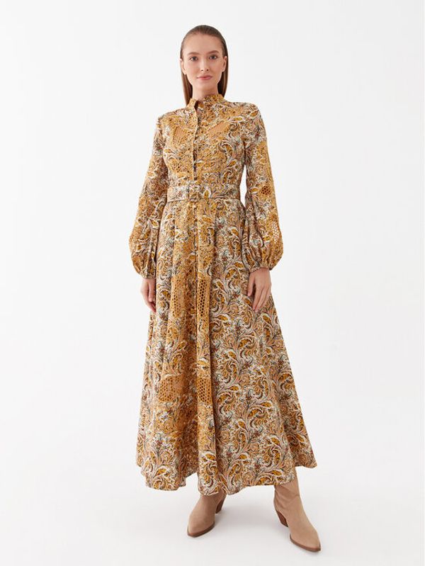 IXIAH IXIAH Haljina košulja X221-80539 Žuta Regular Fit