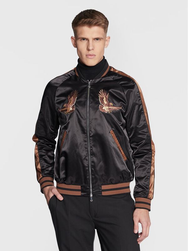 J.Lindeberg J.Lindeberg Bomber Eagle Varsity FMOW07327 Crna Regular Fit