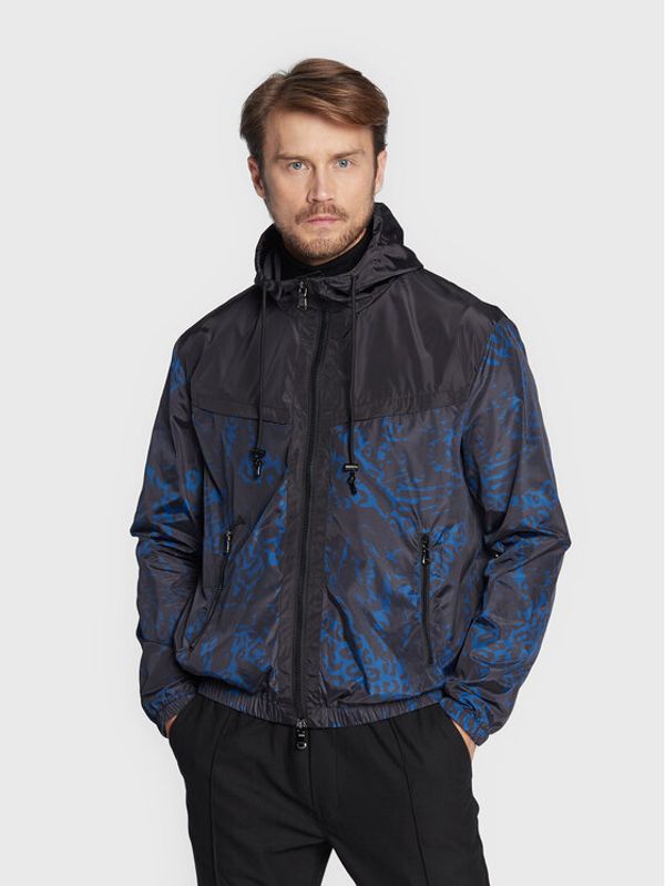 J.Lindeberg J.Lindeberg Prijelazna jakna Stewie Animal Print FMOW07326 Crna Regular Fit