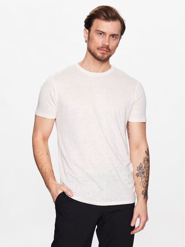 J.Lindeberg J.Lindeberg T-shirt Coma FMJT07729 Bež Regular Fit