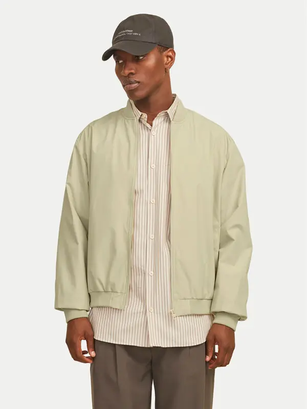 jack & jones Jack & Jones Bomber Echarge 12268608 Bež Regular Fit
