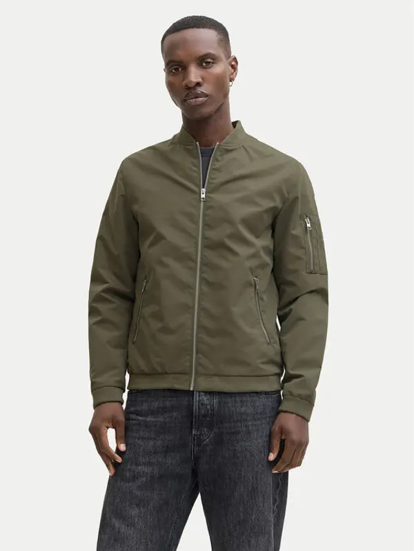 jack & jones Jack & Jones Bomber Rush 12165203 Zelena Regular Fit