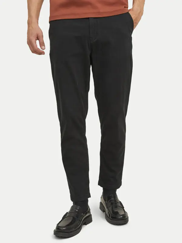 jack & jones Jack & Jones Chino Harlow 12242188 Crna Tapered Fit