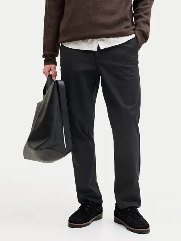 jack & jones Jack & Jones Chino Stollie 12292970 Crna Regular Fit
