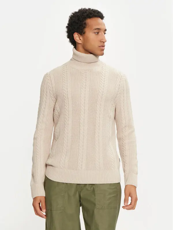 jack & jones Jack & Jones Dolčevita 12261441 Bež Regular Fit