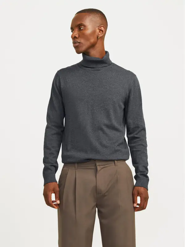 jack & jones Jack & Jones Dolčevita Basic 12258051 Siva Regular Fit