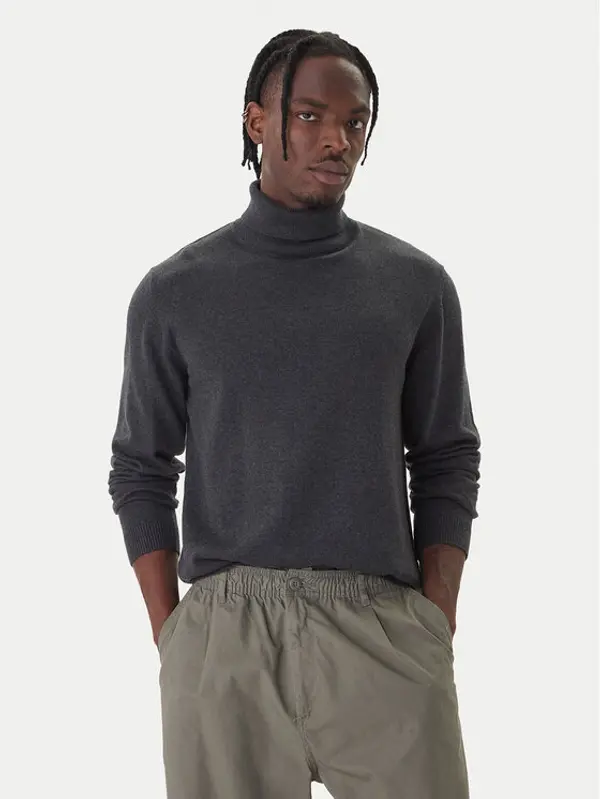 jack & jones Jack & Jones Dolčevita Basic 12287649 Crna Regular Fit