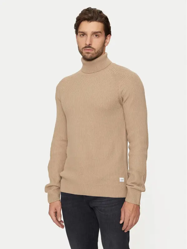 jack & jones Jack & Jones Dolčevita Pannel 12258472 Bež Regular Fit