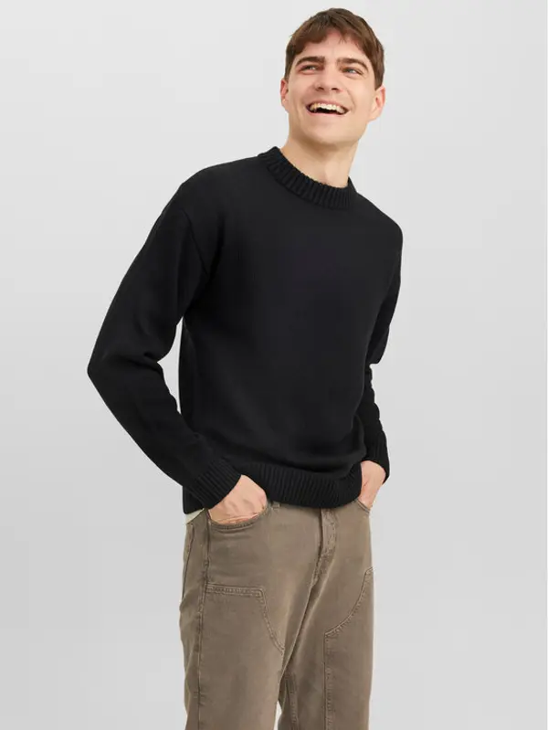 jack & jones Jack & Jones Džemper 12236774 Crna Regular Fit