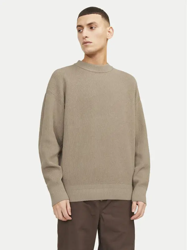 jack & jones Jack & Jones Džemper 12260041 Bež Relaxed Fit