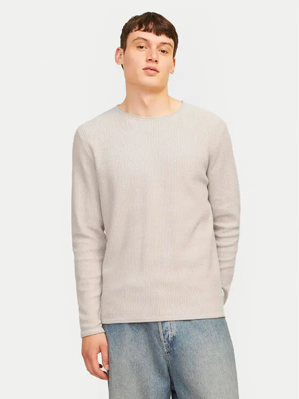 jack & jones Jack & Jones Džemper Cooper 12258407 Bež Regular Fit