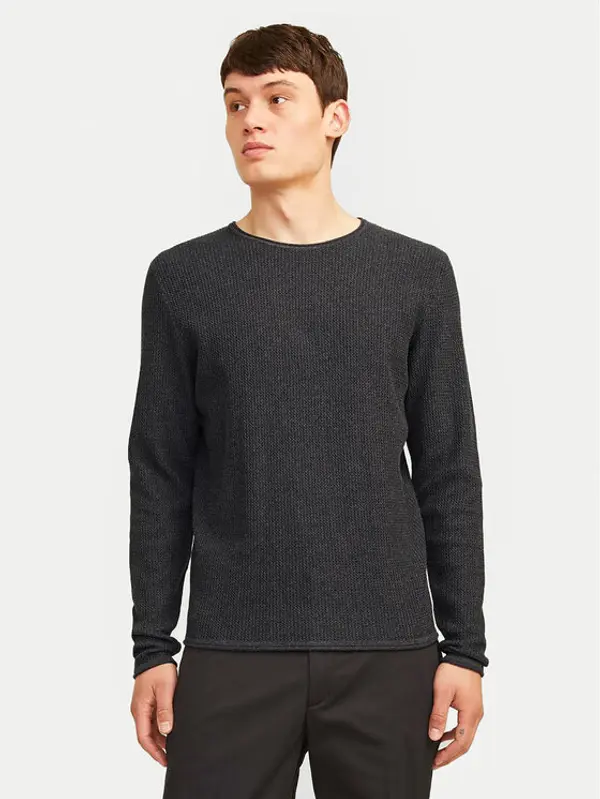 jack & jones Jack & Jones Džemper Cooper 12258407 Siva Regular Fit