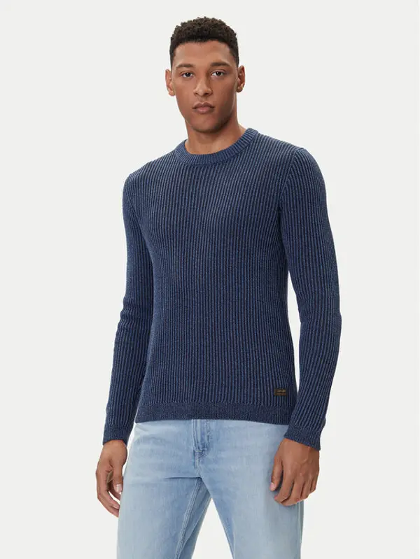 jack & jones Jack & Jones Džemper Dover 12278816 Tamnoplava Regular Fit