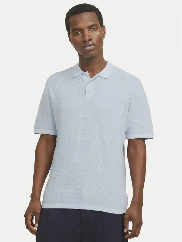 jack & jones Jack & Jones Džemper George 12268281 Svijetlo plava Relaxed Fit