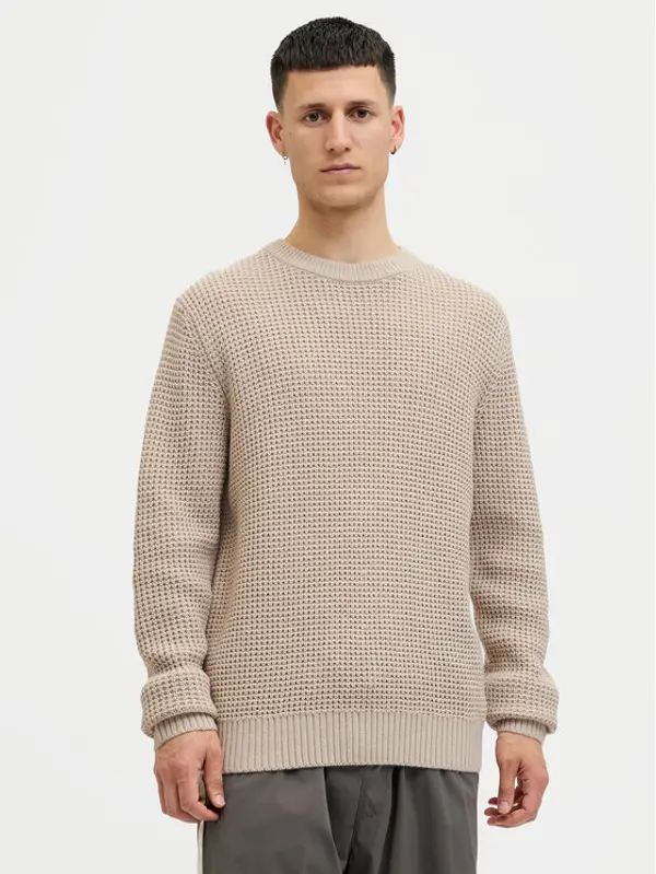 jack & jones Jack & Jones Džemper Global 12287594 Bež Regular Fit