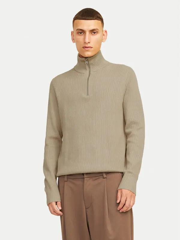 jack & jones Jack & Jones Džemper Perfect 12257773 Bež Regular Fit
