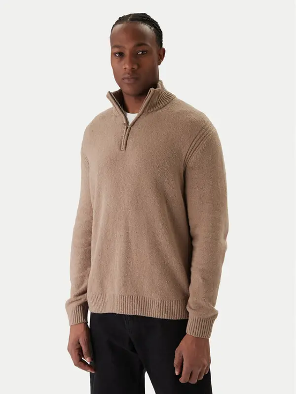 jack & jones Jack & Jones Džemper Point 12287316 Bež Relaxed Fit