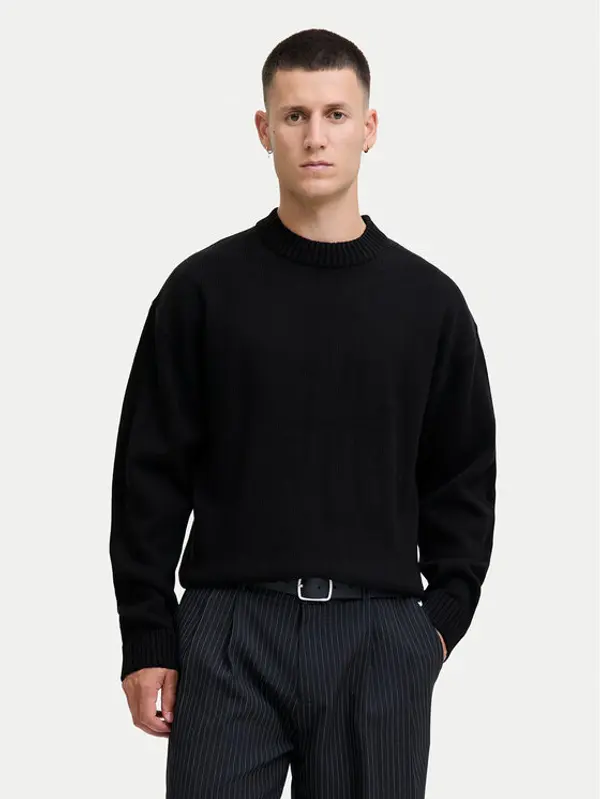 jack & jones Jack & Jones Džemper Urban 12278942 Crna Relaxed Fit