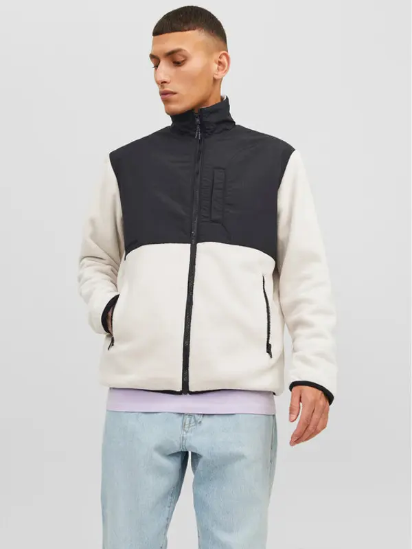 jack & jones Jack & Jones Flis Marvin 12235864 Écru Regular Fit