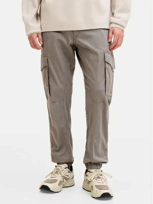 jack & jones Jack & Jones Hlače Paul Flake 12139912 Siva Regular Fit