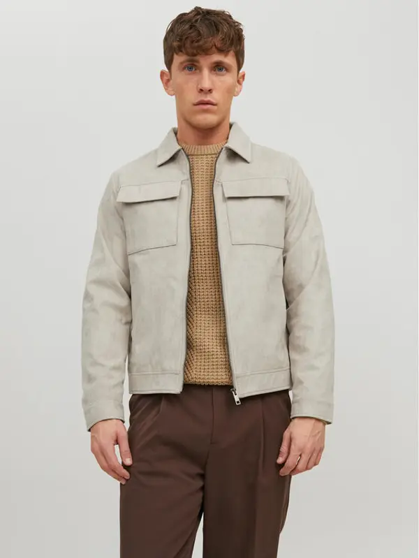jack & jones Jack & Jones Jakna od imitacije kože Payton 12213082 Bež Regular Fit