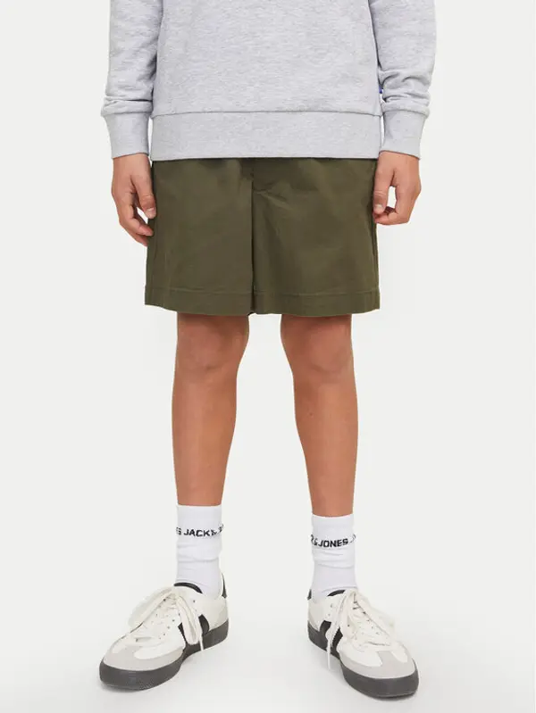 Jack & Jones Junior Jack & Jones Junior Kratke hlače Jaiden 12275013 Zelena Loose Fit