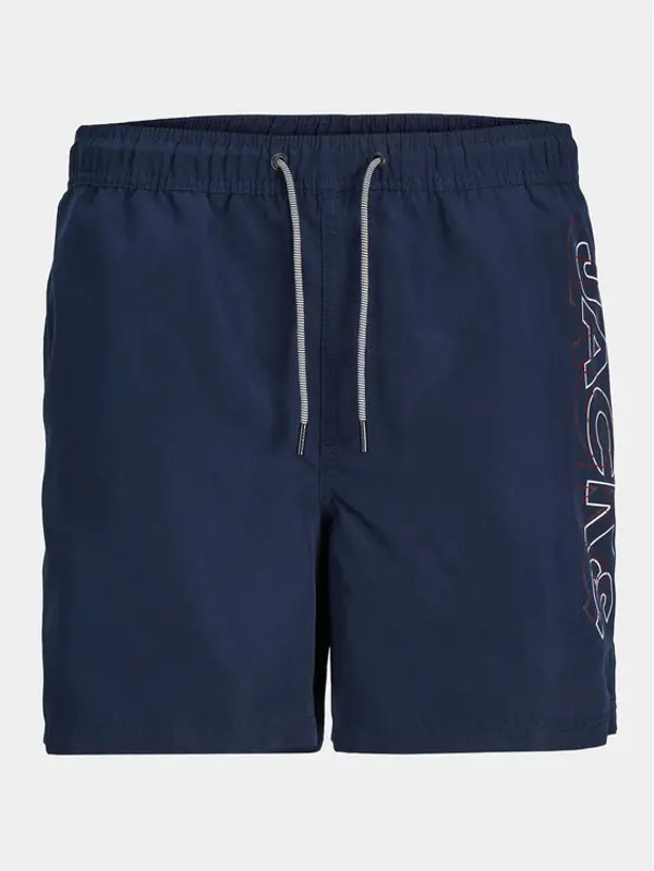 Jack & Jones Junior Jack & Jones Junior Kupaće gaće i hlače Fiji Double Logo 12256153 Tamnoplava Regular Fit