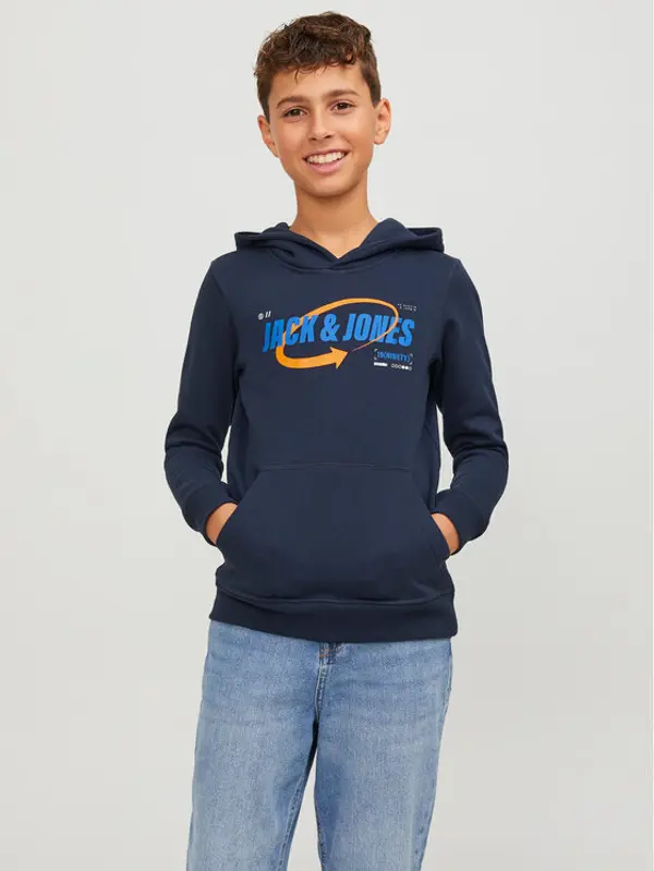 Jack & Jones Junior Jack & Jones Junior Majica dugih rukava 12247700 Tamnoplava Standard Fit