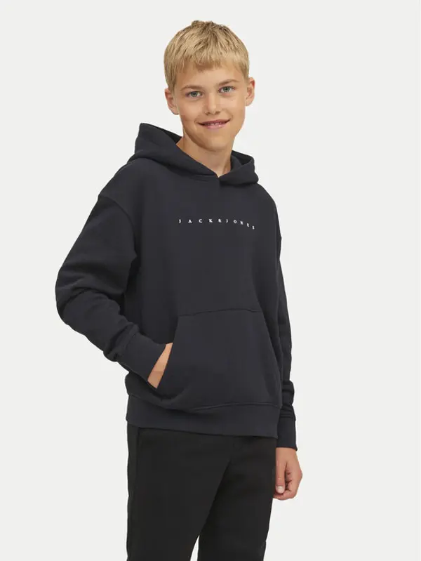 Jack & Jones Junior Jack & Jones Junior Majica dugih rukava Star 12237468 Crna Loose Fit