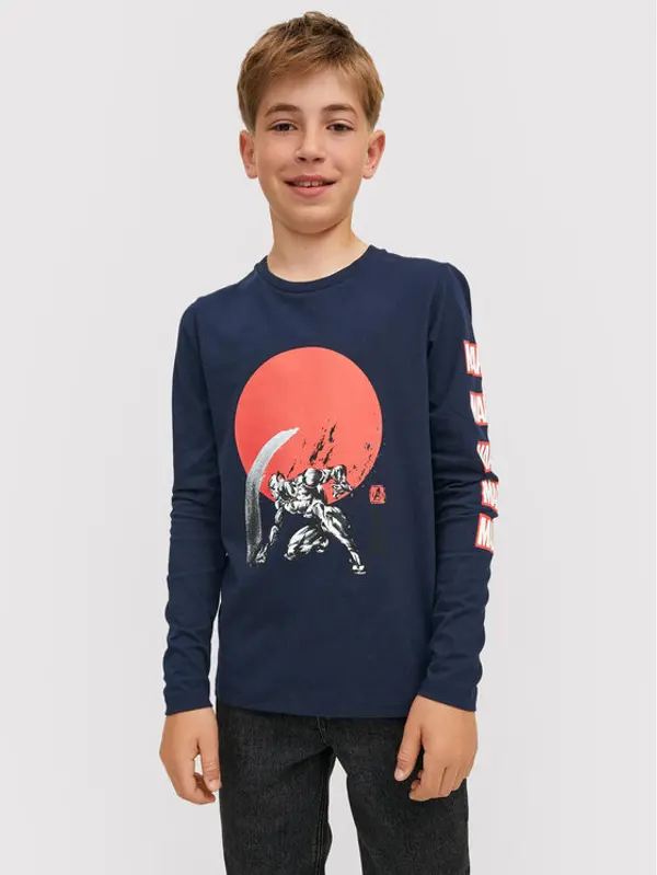 Jack & Jones Junior Jack & Jones Junior Majica MARVEL 12217803 Tamnoplava Regular Fit