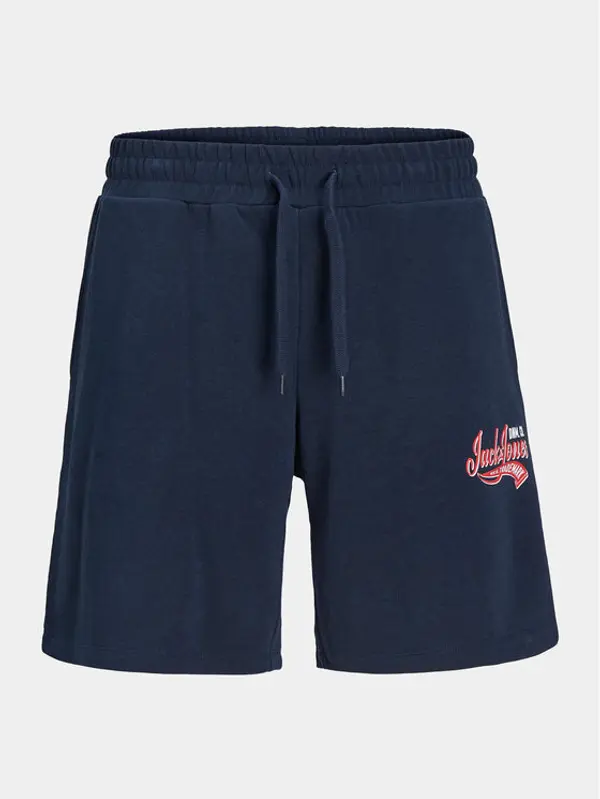 Jack & Jones Junior Jack & Jones Junior Sportske kratke hlače Logo 12257300 Tamnoplava Slim Fit