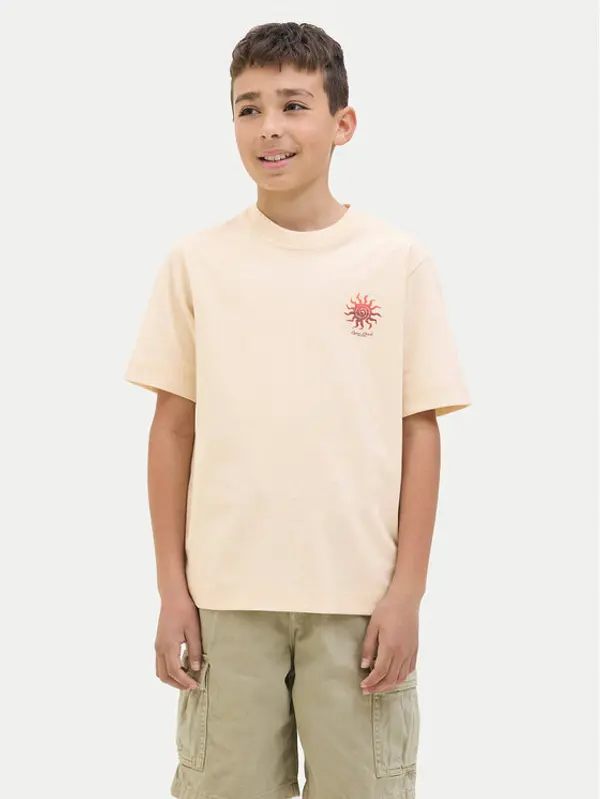 Jack & Jones Junior Jack & Jones Junior T-shirt Canggu 12278649 Bež Relaxed Fit