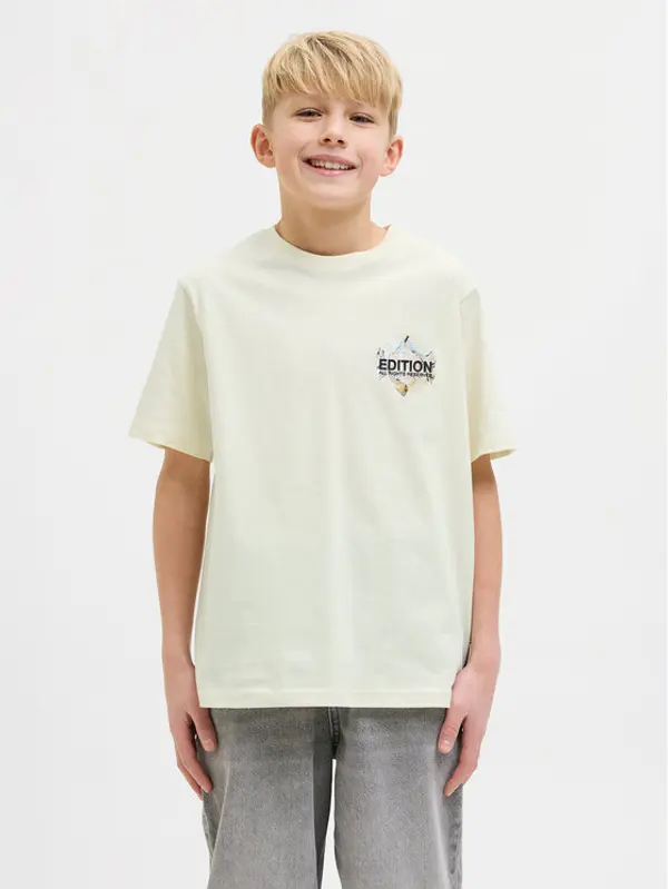 Jack & Jones Junior Jack & Jones Junior T-shirt Dynamic Dust 12274677 Žuta Loose Fit