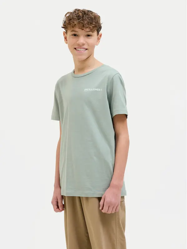 Jack & Jones Junior Jack & Jones Junior T-shirt Hawaii 12269831 Zelena Regular Fit