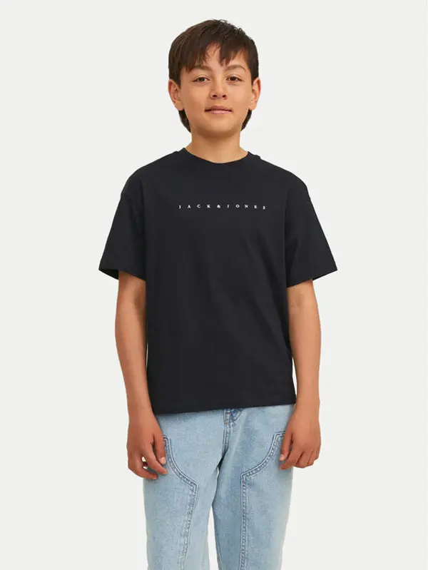 Jack & Jones Junior Jack & Jones Junior T-shirt Star 12237435 Crna Relaxed Fit
