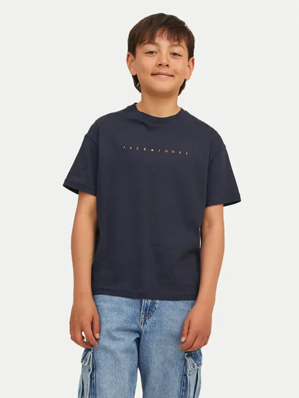 Jack & Jones Junior Jack & Jones Junior T-shirt Star 12237435 Tamnoplava Relaxed Fit